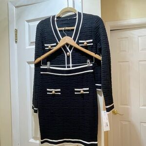 Designer inspired color block suite. Brand new with tag